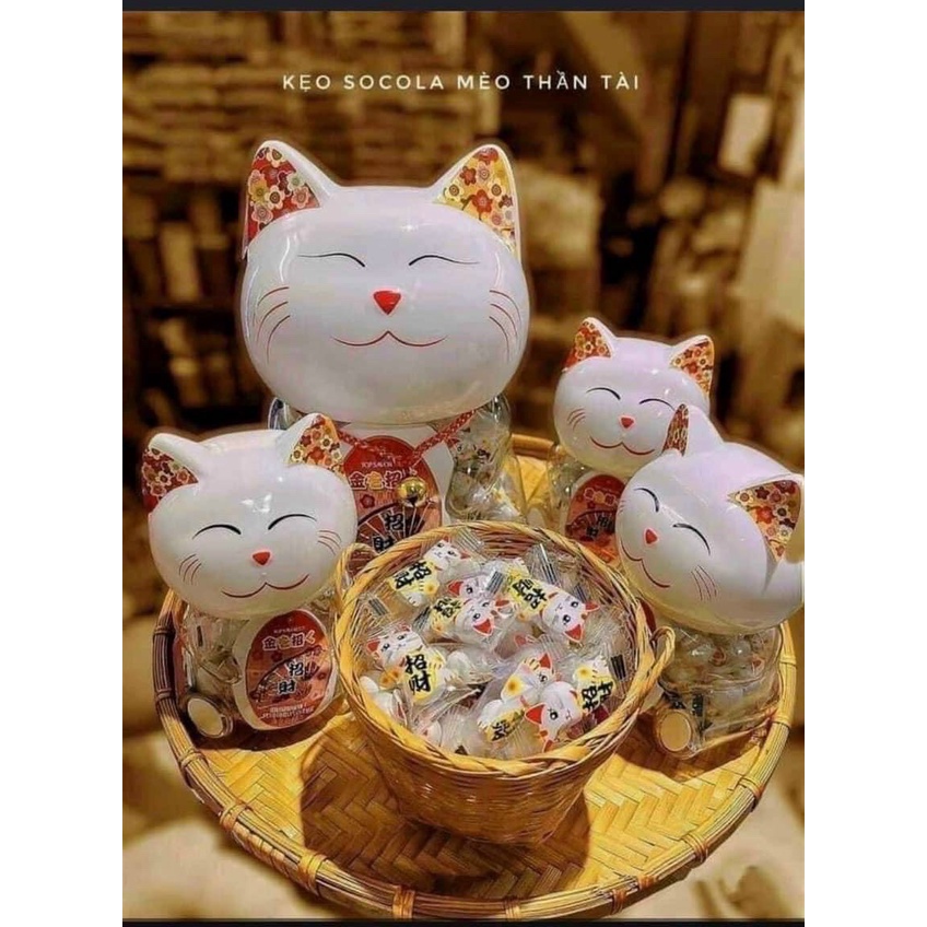 Kẹo socola mèo thần tài 68g - Hàng tết 2024