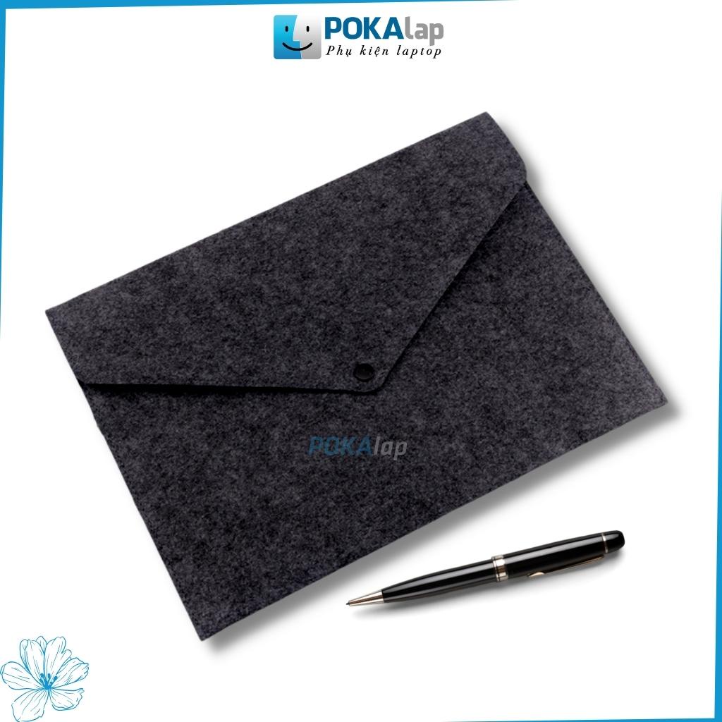 Túi Đựng Hồ Sơ A4, Cặp Đựng Tài Liệu POKA65 Chất Liệu Dạ Dày Dặn Dùng Văn Phòng Thanh Lịch, Sang Trọng - POKALAP
