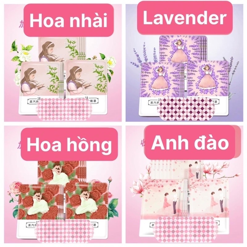 [50M]Mặt nạ mắt nóng YUNBEN CHÍNH HÃNG giúp thư giãn và giảm quầng thâm mắt