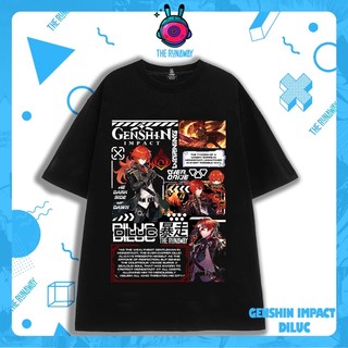 Áo phông Genshin Impact: Diluc 100% Cotton Nam / Nữ  by The Runaway