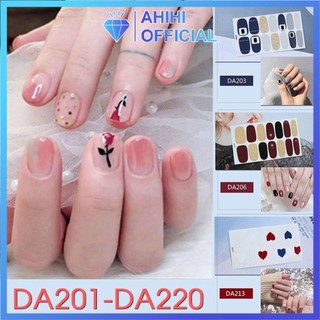 DA201-220 Nail Wraps Set Dán móng tay 14 miếng nhiều mẫu