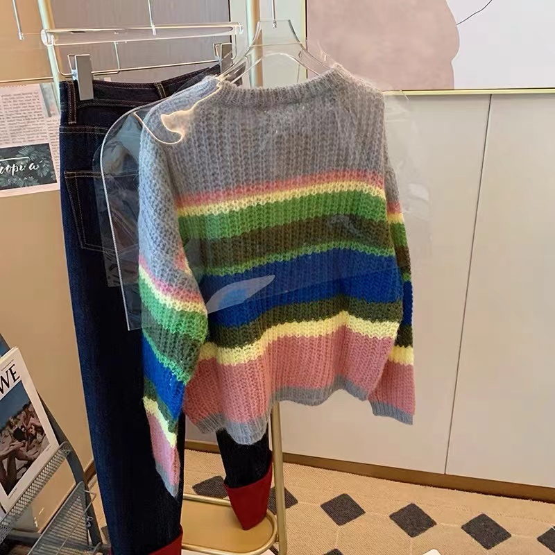 NRVP Áo Sweater Tay Dài Thiết Kế Mới Thời Trang Mùa Đông Theo Phong Cách Hàn Quốc Cho Nữ