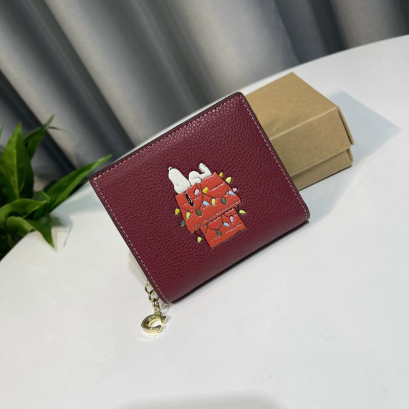 Ví C0a*ch ngắn họa tiết xinh xắn