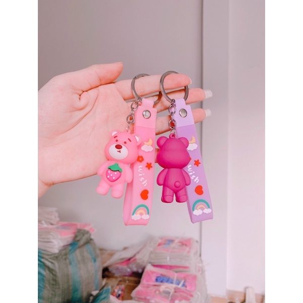 MÓC KHOÁ GẤU DÂU LOTSO