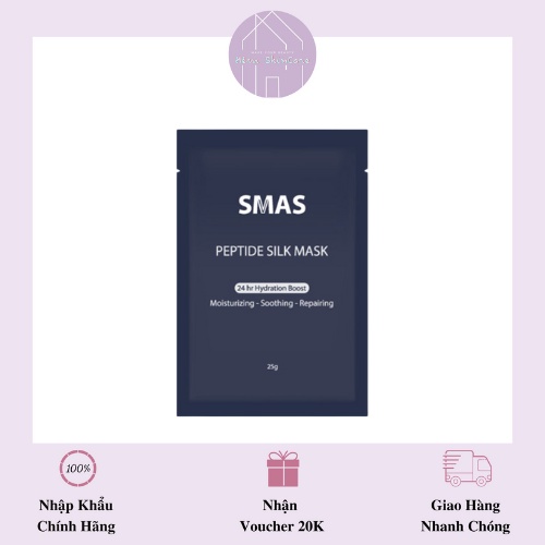 SMAS PEPTIDE SILK MASK - MẶT NẠ PHỤC HỒI - 1 MIẾNG