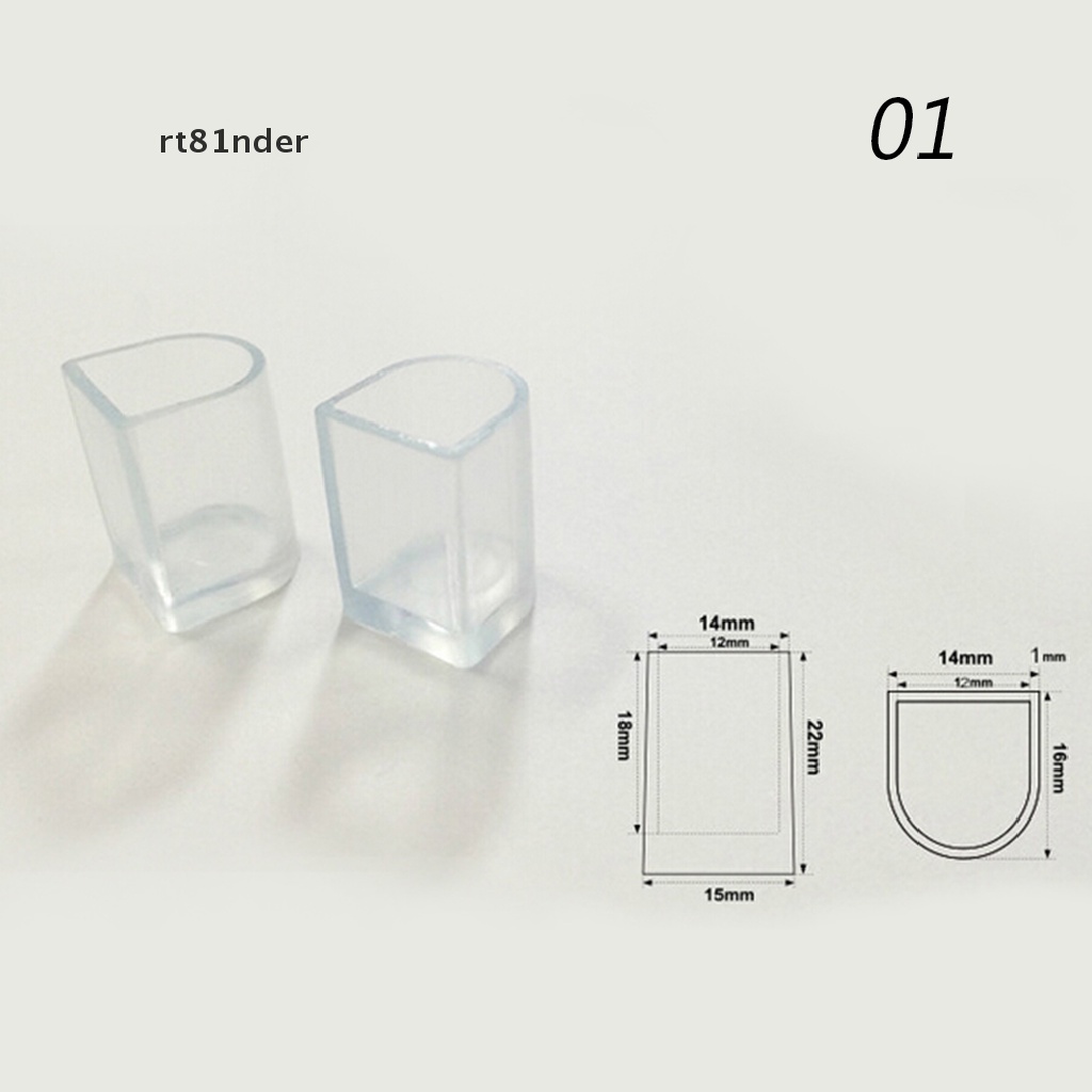 1 Cặp Vỏ Bọc Bảo Vệ Gót Giày Cao Gót Trong Suốt Tiện Dụng