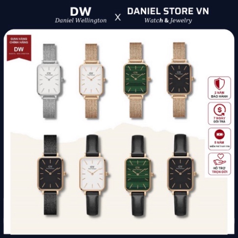 . Đồng Hồ Nữ Daniel Welington Nữ QUADR.O PRESSED Dây Mesh 20x26mm - DanielStoreVn .