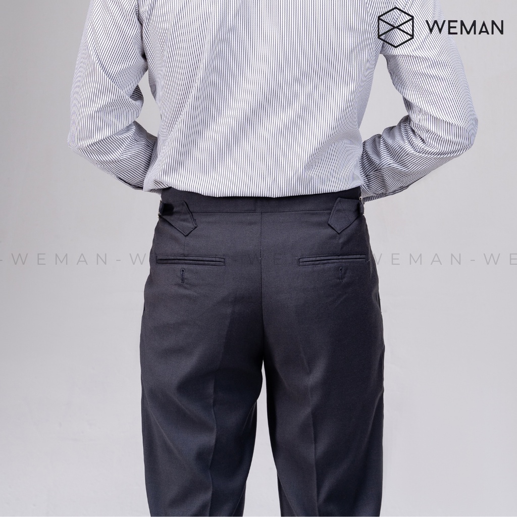 Quần Âu Nam Cạp Cao, Quần Âu Nam Thiết Kế Chất Liệu Wool Cao Cấp Chống Nhăn Xù Dáng Slim Fit WEMAN-WMQ2204 | BigBuy360 - bigbuy360.vn