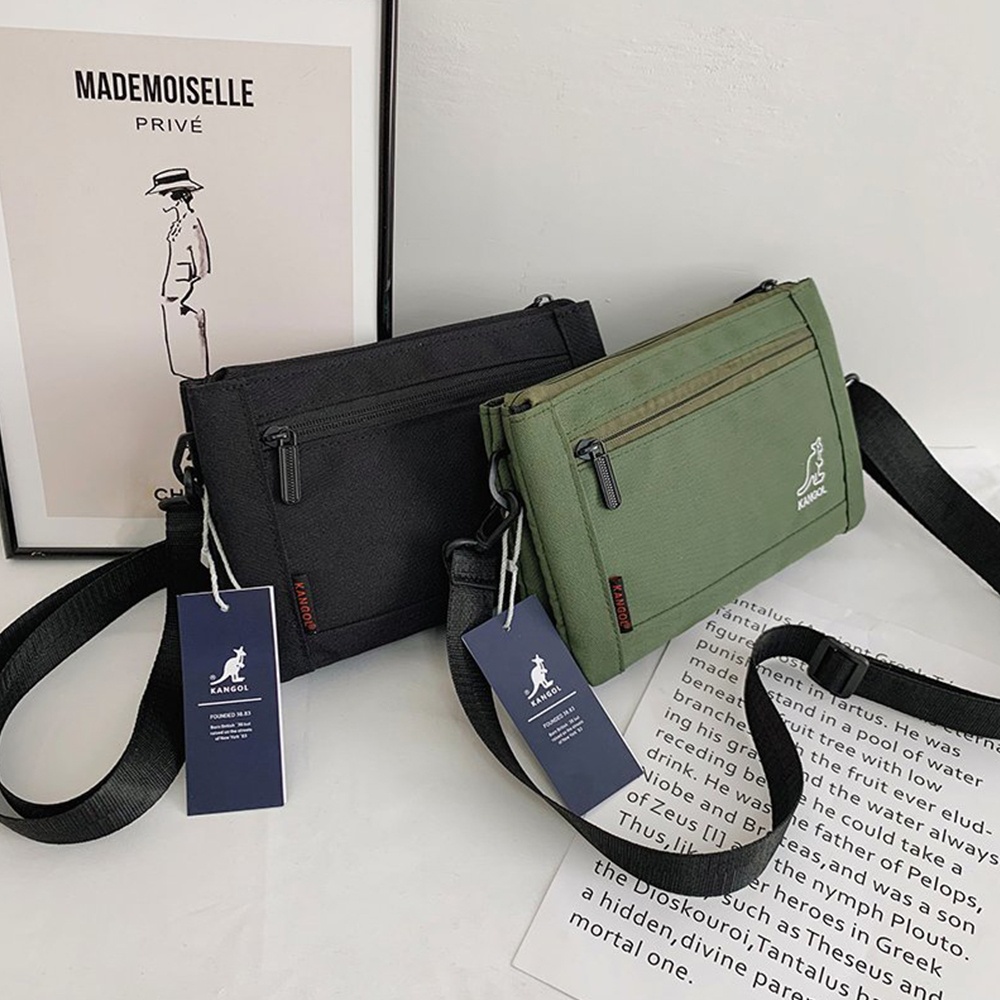 Unisex KANGOL Kangaroo Shoulder Bag Outdoor Wallet Crossbody Chest Messenger Bag Brand New