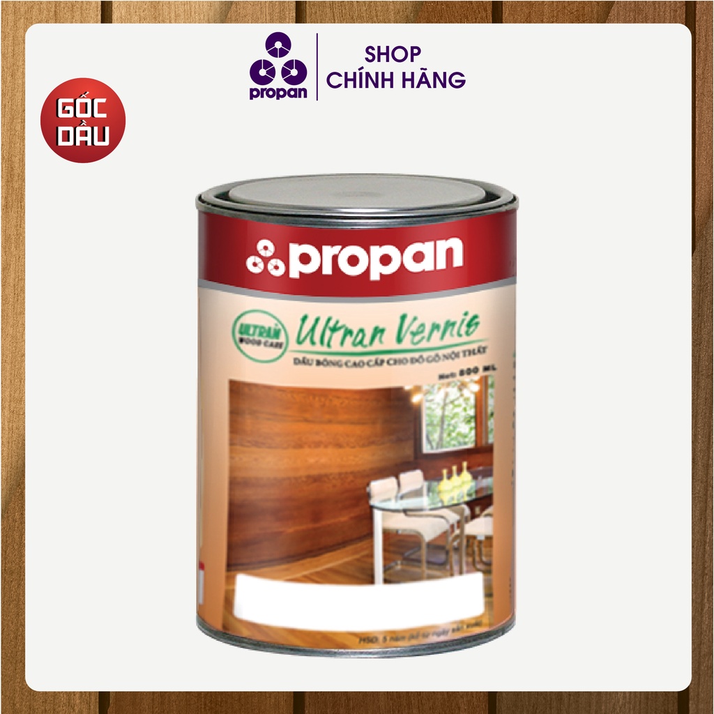 Propan - ULTRAN VERNIS - V-09 - Sơn Dầu Bóng Màu - 0.8 lít