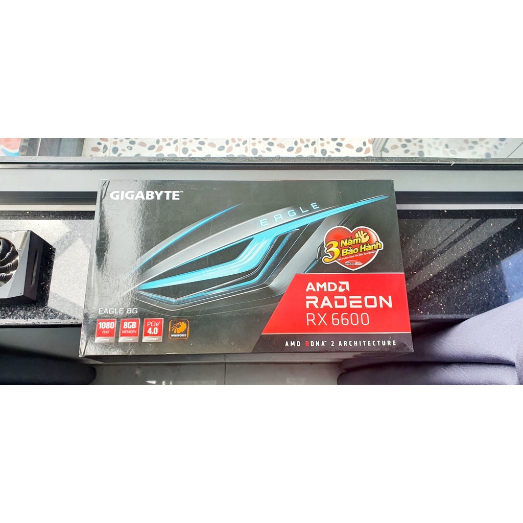 Card Màn Hình Gigabyte AMD Radeon RX 6600 Eagle GAMING 8G, Chính hãng giá rẻ nhất