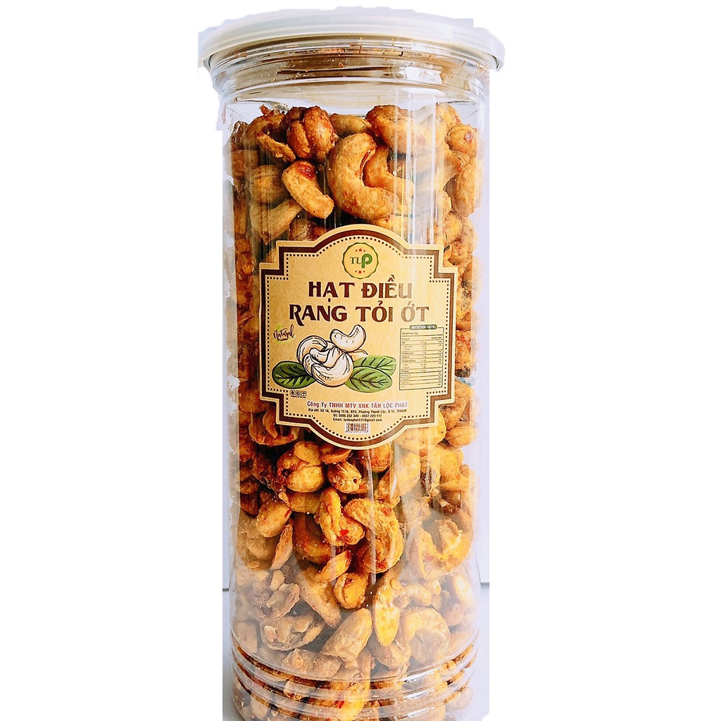 Hạt điều rang tỏi ớt 500g