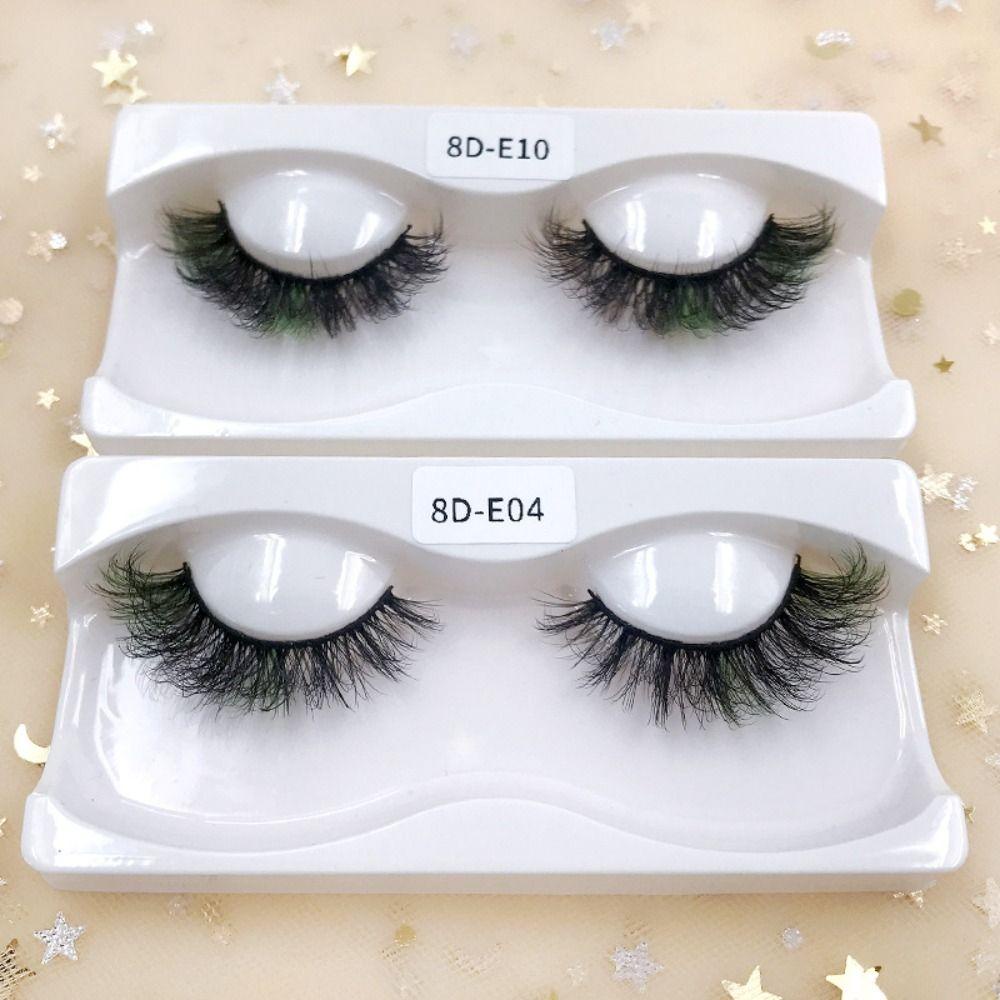 Lông Mi Giả 3D Handmade Chất Liệu Lông Chồn Dày Và Dài Dành Cho Trang Điểm Mắt