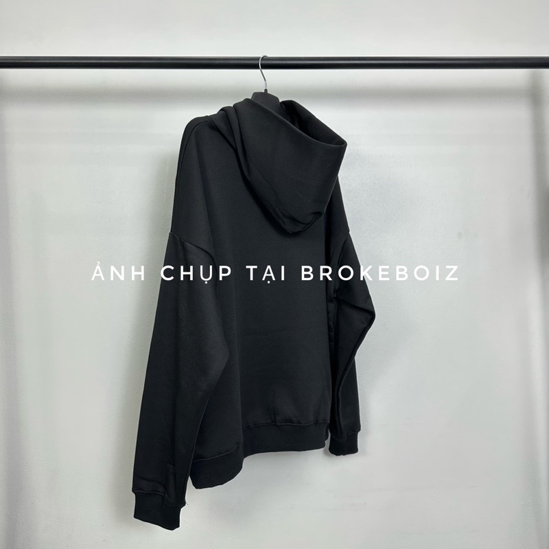 Áo hoodie nam dáng rộng chất nỉ bông 300gsm