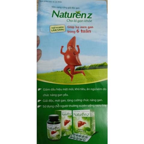 Viên nang giải độc gan NATURENZ dược Hậu Giang