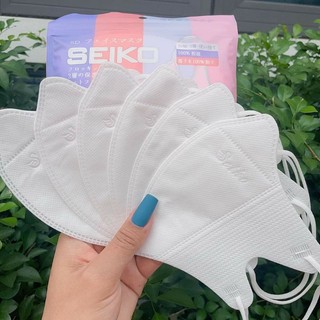 Thùng 100 chiếc khẩu trang seiko 5d ôm mặt hottrend 3 lớp kháng khuẩn
