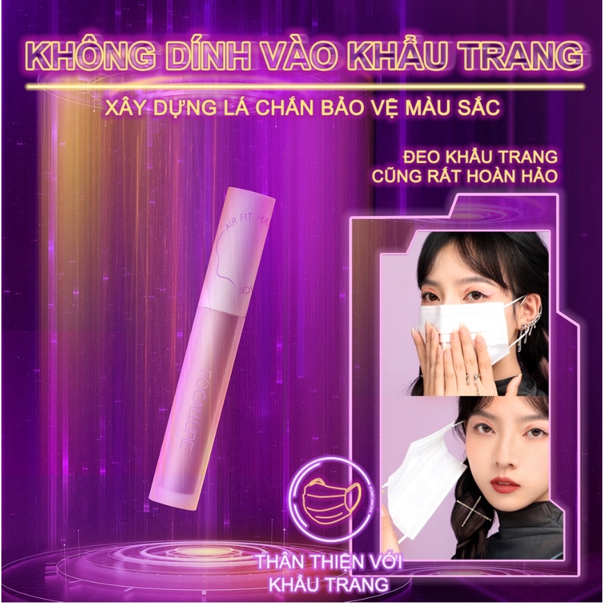 Son tint lì FOCALLURE lâu trôi nhiều tông màu thời trang 2.4G FA-417