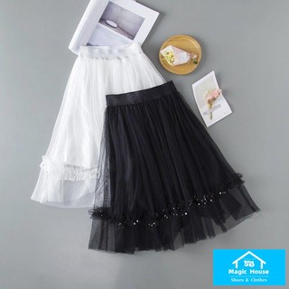 Chân Váy Dài Xếp Ly Cho Bé Gái [Đặc Biệt Offer]