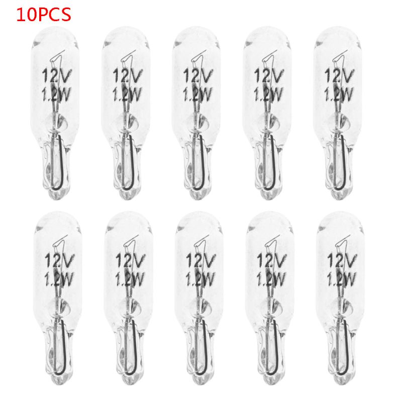 10 Bóng Đèn Halogen AOTO T5 W5W 1.2W 194 501 Cho Xe Hơi