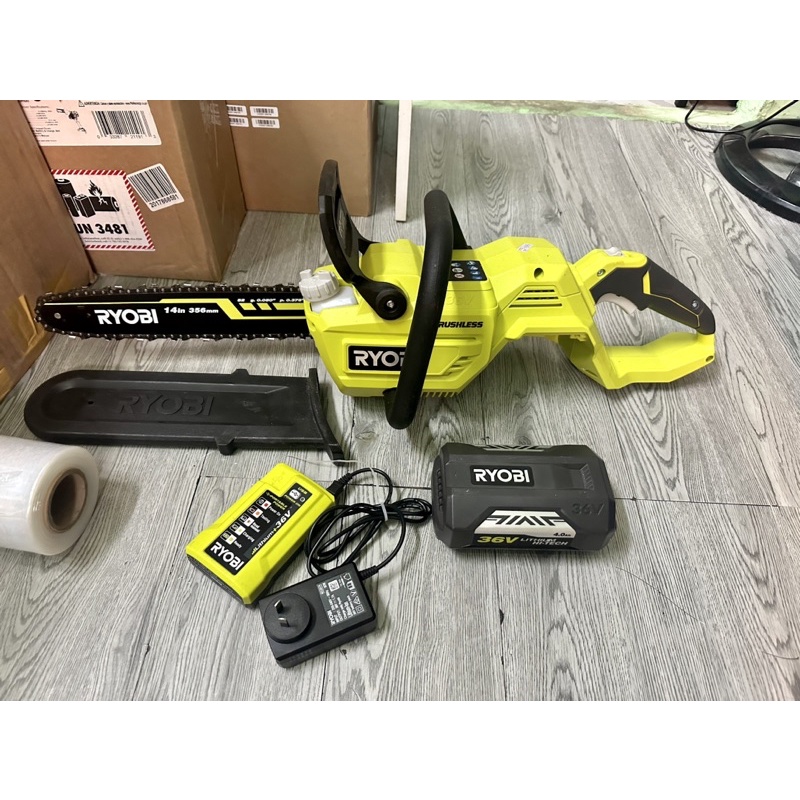 cưa xích 36v ryobi brushless nội địa úc