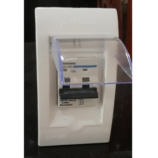 Hộp nổi dùng cho cb cóc, mcb 2 tép, 3 tép có nắp che