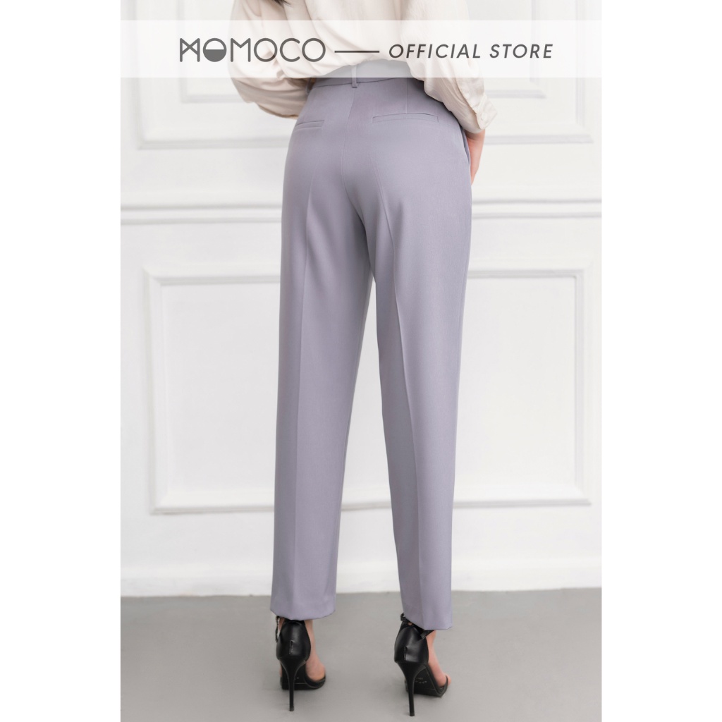 Quần Ống Đứng MOMOCO ESSENTIALS Signature Straight Pants Chất Liệu Tuýt Si Mềm Mại Đứng Phom Thanh Lịch M2774