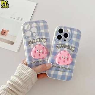 Ốp Điện Thoại Silicon Mềm Chống Sốc Có Giá Đỡ Cho iPhone 6 6s 7 8 7 + 8 + X XR XS Max 11 12 12 Pro 13 mini 14 14 Plus