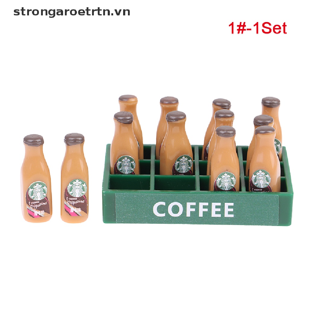 1 Set Cốc Uống Cà Phê Kèm Hộp Đựng Trang Trí Nhà Búp Bê 1: 12