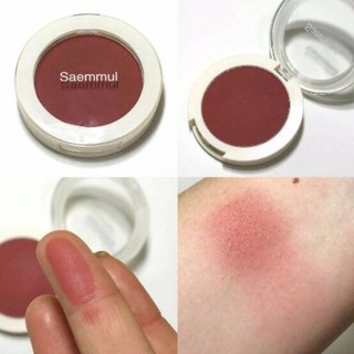 Phấn Má Hồng The Saem Saemmul Single Blusher [RD02 - CR03 - PK04 - RD03 - OR401 - CR07]