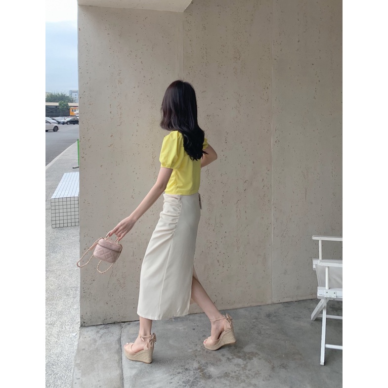 Giày Sandal Cao Gót Đế Xuồng Dày Dặn Hở Mũi Màu Sắc Ngọt Ngào Thời Trang 20 Cho Nữ