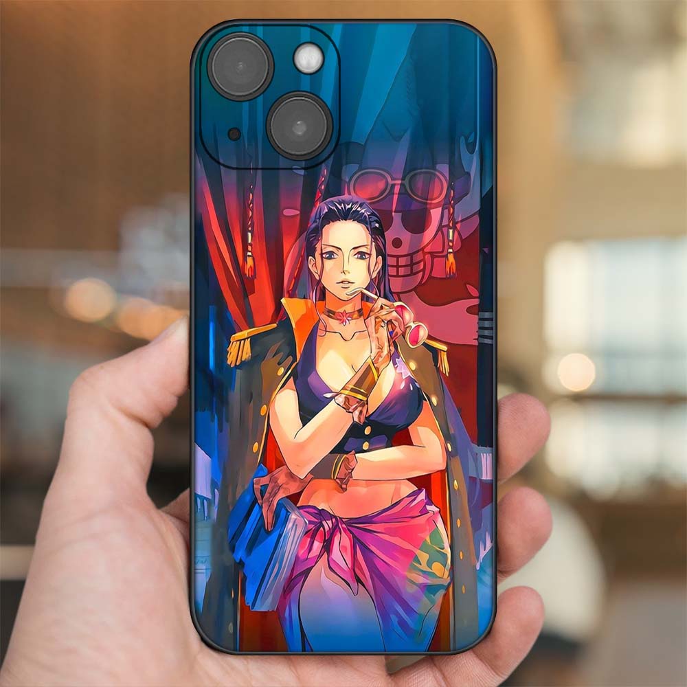 Ốp lưng iPhone 14 dẻo đen cạnh vuông in hình Nico Robin One Piece Đảo Hải Tặc