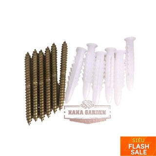 [PHỤ KIỆN TREO TƯỜNG] Set 6 Ốc(Vít) Tít Kê Phụ Kiện Kệ Treo Tường Trang Trí