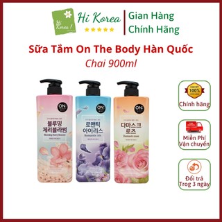 Sữa tắm hương hoa on the body lg hàn quốc 900ml