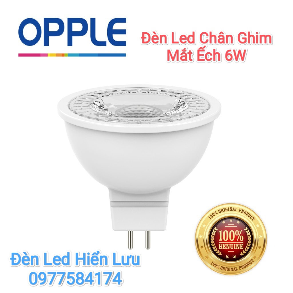 Bóng Đèn Chén Mắt Ếch Chân Ghim 6W - OPPLE Bảo Hành Chính Hãng