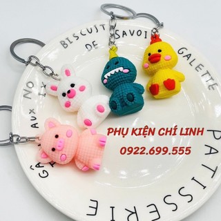 Sét móc khoá thú cute- mẫu mới
