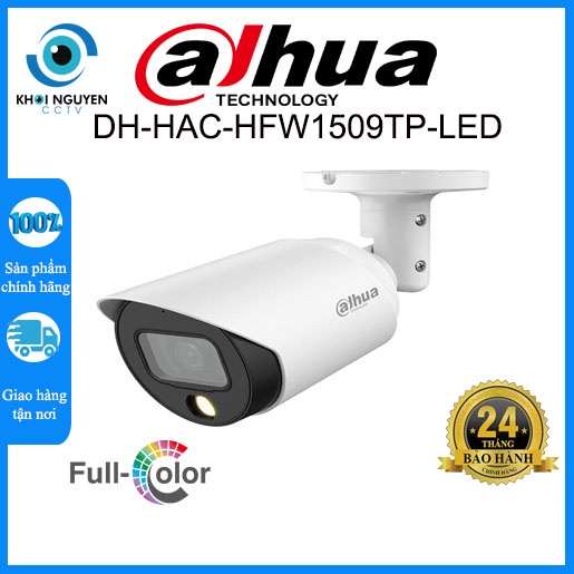 Camera HDCVI Full Color 5.0 Megapixel DAHUA DH-HAC-HFW1509TP-LED