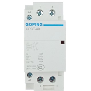 Khởi động từ, contactor 1 pha GOPING GTCT 40A/220V (Xám)