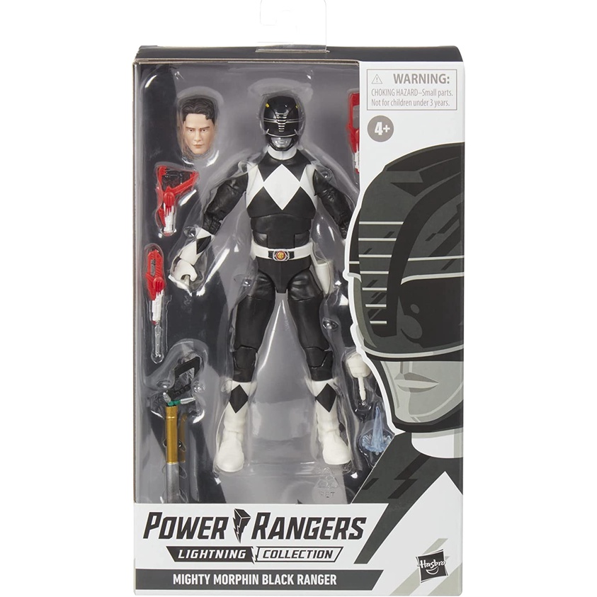 Mô hình nhân vật Hasbro⚡Power Rangers Lightning Collection⚡6- inches Mighty Morphin Black Ranger