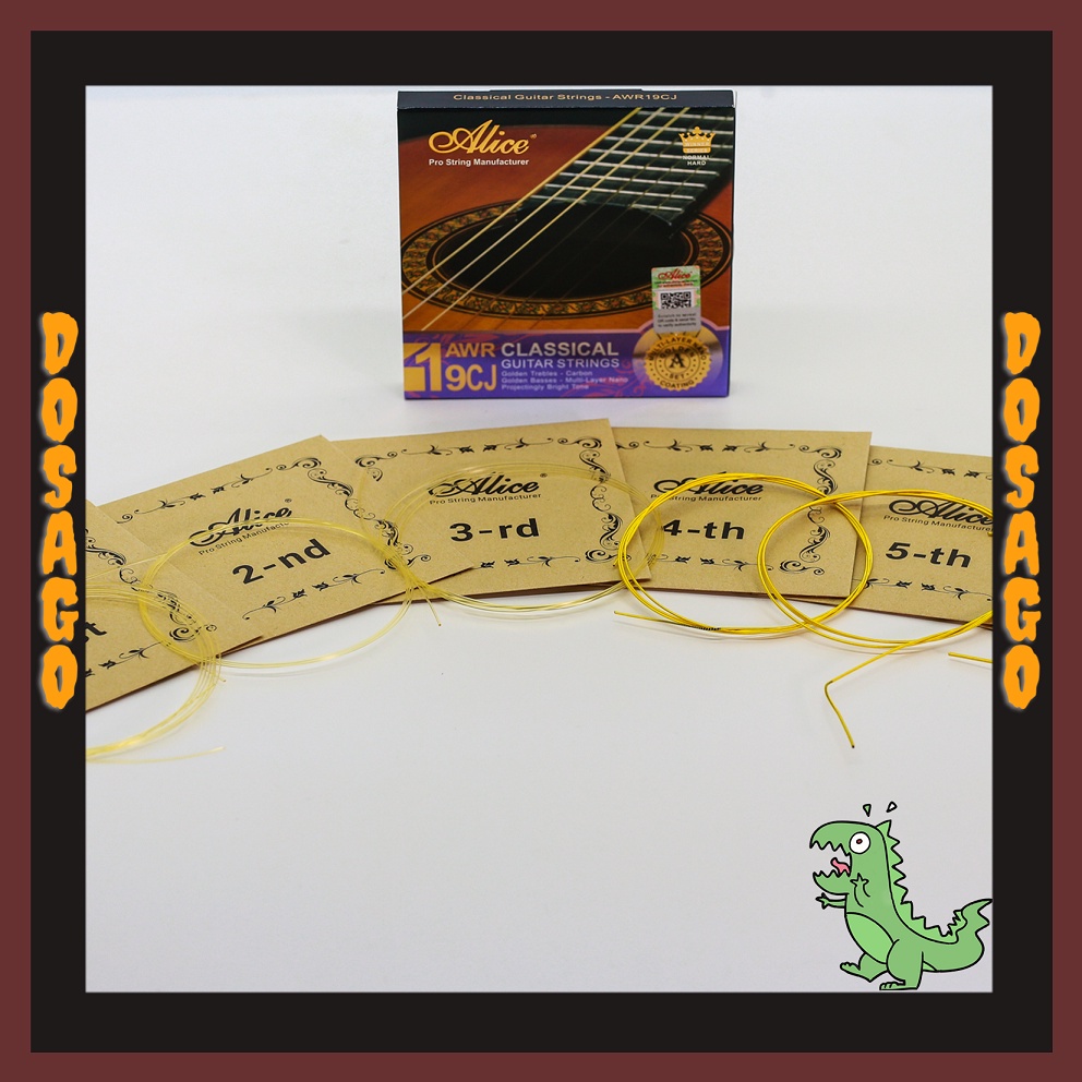 Chính Hãng - Dây đàn nilon Alice AWR19CJ cho đàn Classic - Model cao cấp nhất của hãng Alice