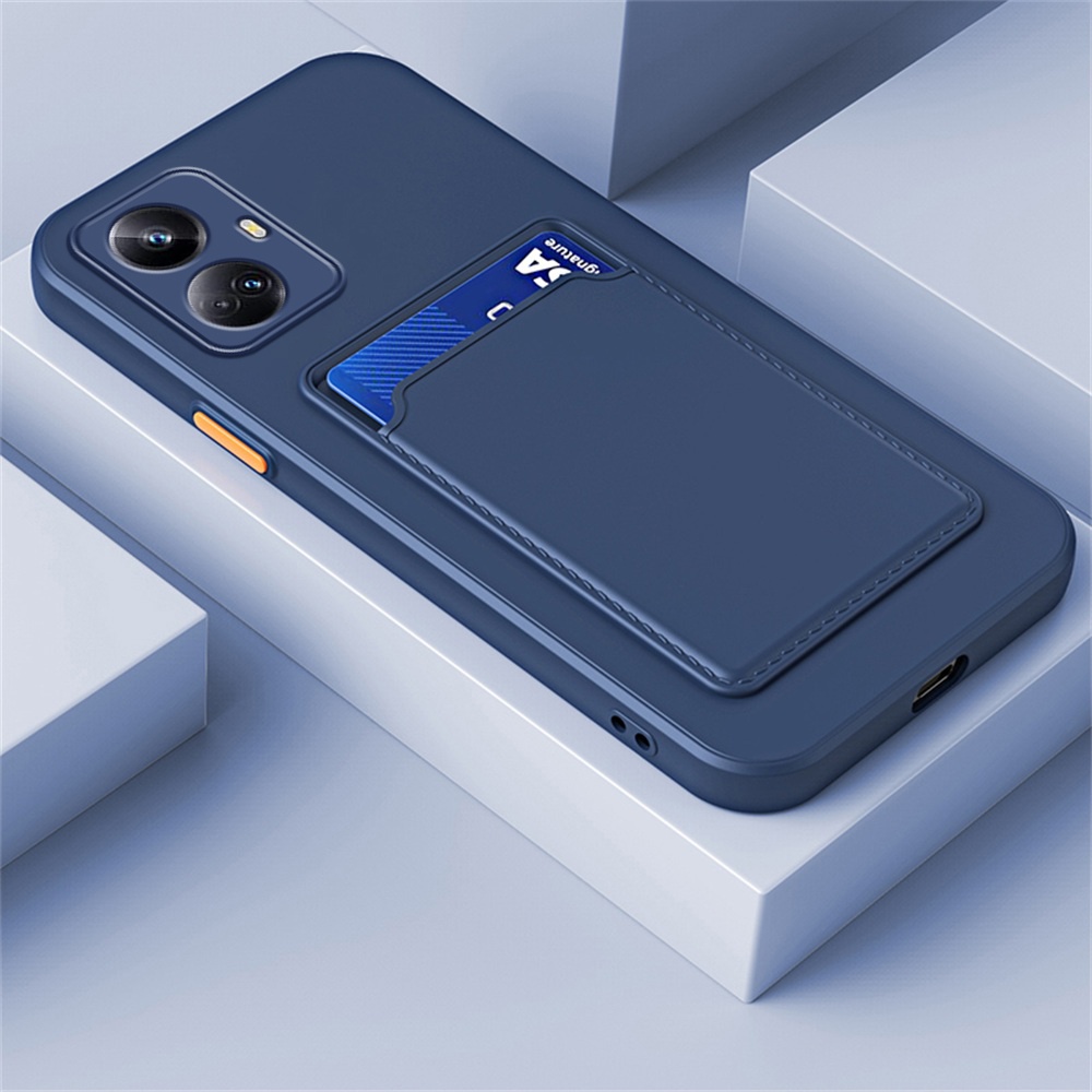 Ốp Điện Thoại Silicon Kèm Ngăn Đựng Thẻ Cho Realme 10 Pro Plus 5G Realmy 10Pro Realme10 4G Pro +