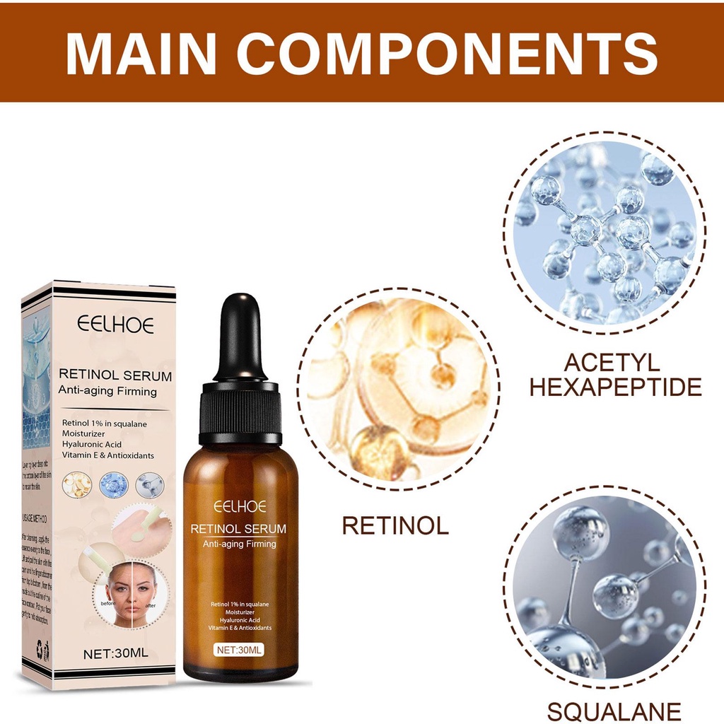 Serum Retinol 30ml Chống Lão Hóa Làm Săn Chắc Da W4K4