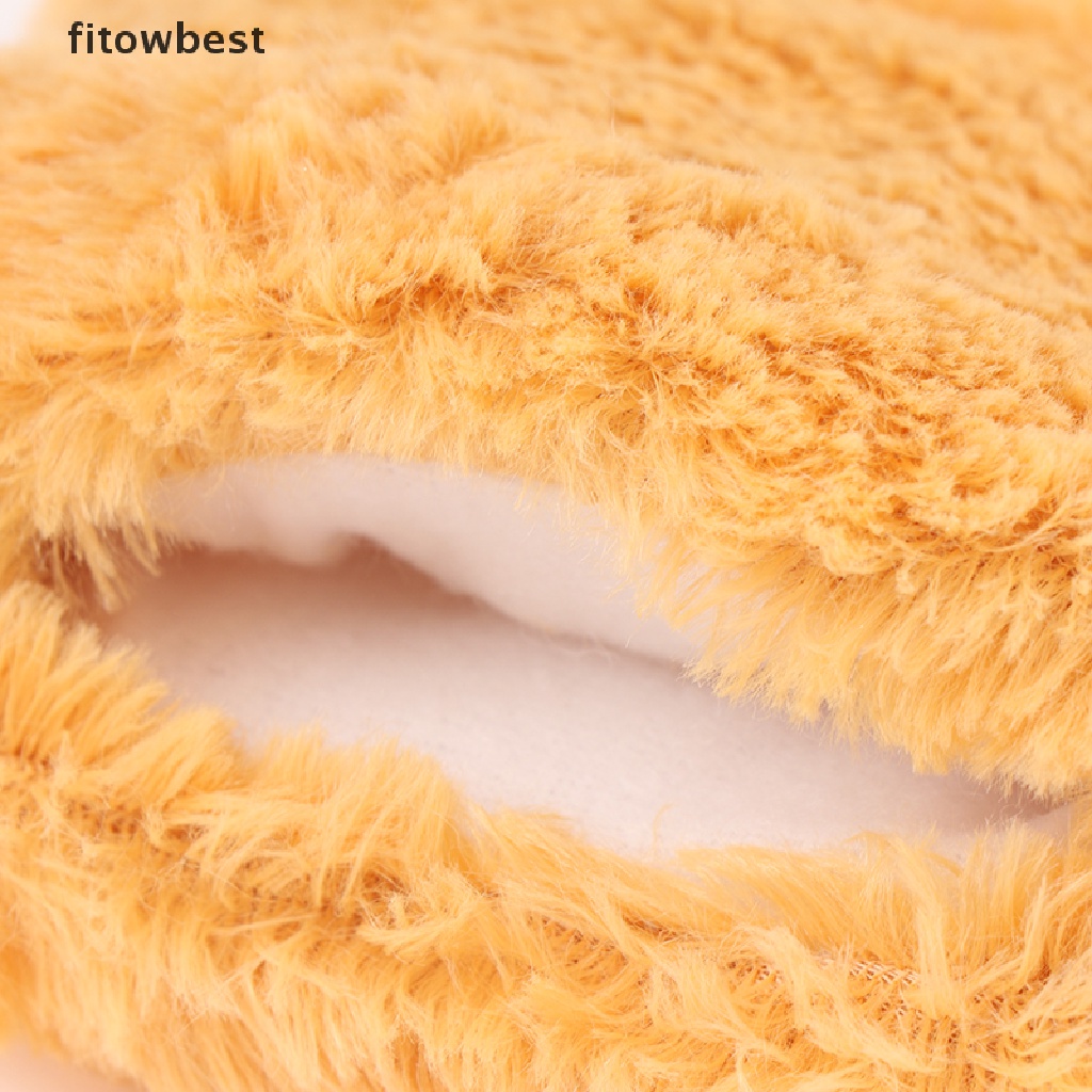 Găng Tay Lông Nhung Hình Bàn Chân Gấu Hoạt Hình Anime Lolita Đáng Yêu