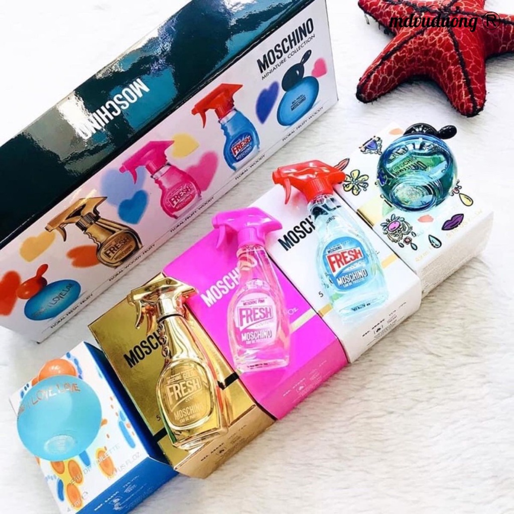[🅼🅳] Set Nước Hoa Mini Moschino 5ml