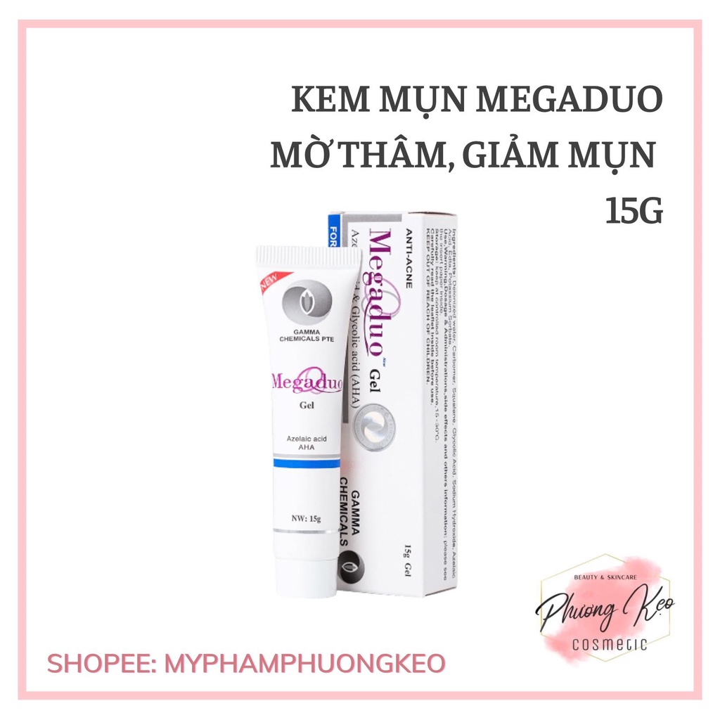 Megaduo Gel- Giảm mụn, giảm thâm tuýp 15g