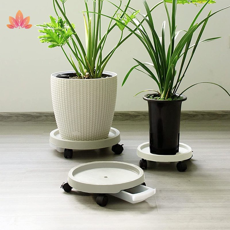 Khay Trồng Cây Có Bánh Xe Tiện Dụng Cho Sân Vườn JP5