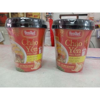 Cháo yến đậu xanh yến việt và vị gà hầm hạt sen 50g - 097
