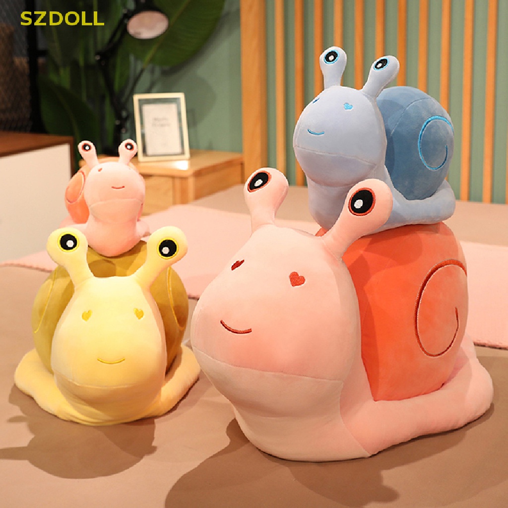 Thú Nhồi Bông Mềm Mại Hình Ốc Sên Đáng Yêu Làm Quà Tặng