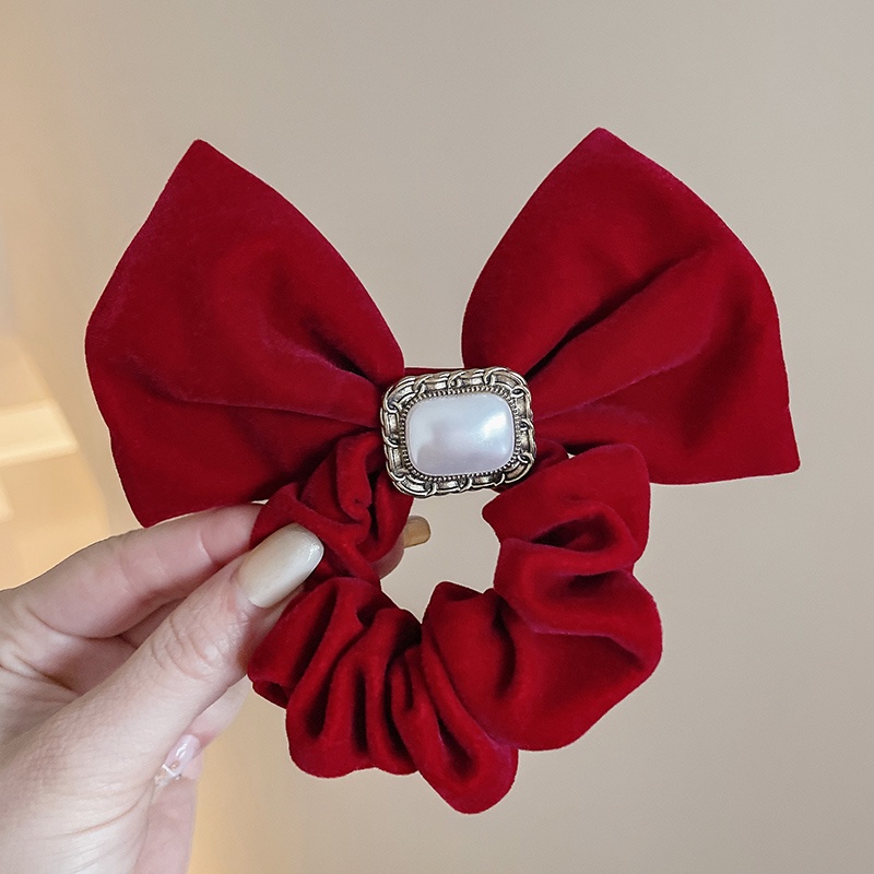 Kẹp Tóc Hình Nơ Bằng Nhung Dễ Thương Xinh Xắn Thời Trang 2023