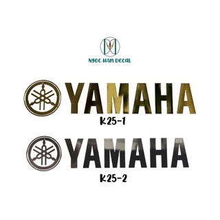 Tem chữ nổi yamaha