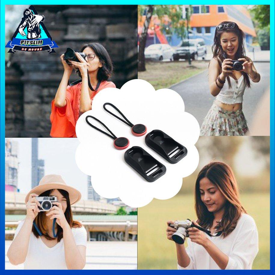 [Fit] Đầu nối nhả nhanh hình tròn có đế cho dây đeo vai máy ảnh [S/8]